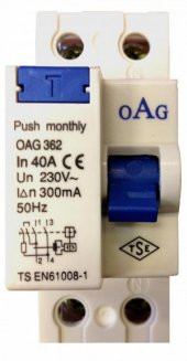 2X40 A  KAÇAK AKIM KORUMA RÖLESİ MONOFAZE - 1