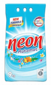 NEON MATIK 9 KG PAMY RENKLİ VE BEYAZ 9KG 4 ADET SODA - 1