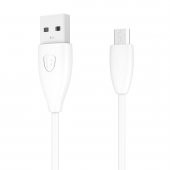 Baseus Small Pretty Waist Serisi 2A 1mt Micro USB Data ve Şarj Kablosu Beyaz - 3