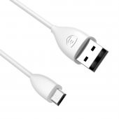 Baseus Small Pretty Waist Serisi 2A 1mt Micro USB Data ve Şarj Kablosu Beyaz - 5