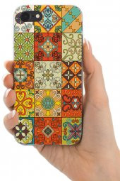 Apple iPhone 7 Kılıf Patchwork Serisi Callie - 3
