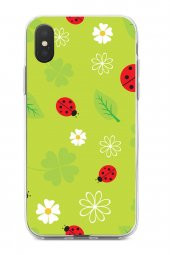 Apple iPhone XS Kılıf Ladybug Serisi Iris - 1
