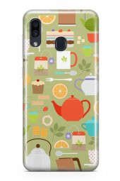 Samsung Galaxy A30 Kılıf Tea Time Serisi Juliet - 1