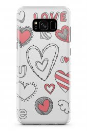 Samsung Galaxy S8 Kılıf Love Serisi Big - 1