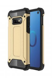 Samsung Galaxy S10e Kılıf Armor Koruma Gold - 1