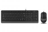 A4 TECH F1010 KABLOLU USB Q TR M.M SET,SİYAH-GRİ - 5