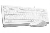 A4 Tech F1010 Kablolu Usb Q Tr M.m Set,Beyaz - 3