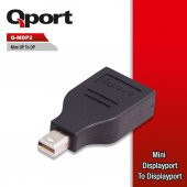 Q-PORT MİNİ DISPLAYPORT  DISPAYPORT ÇEVİRİCİ - 1