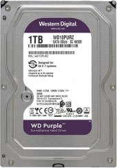 WD 3,5" 1TB 5400RPM SATA3 64MB (GÜVENLİK) PURPLE 7x24 Çalışabilme - 1