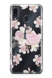 Samsung Galaxy A20 Kılıf Şeffaf Rosie Serisi Evangeline - 1