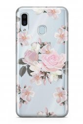 Samsung Galaxy A20 Kılıf Şeffaf Rosie Serisi Evangeline - 3