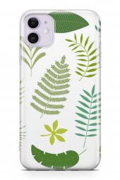 Apple iPhone 11 Kılıf Leaf Serisi Lilly - 1