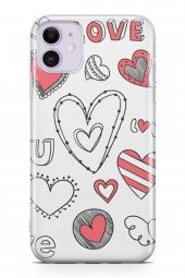 Apple iPhone 11 Kılıf Love Serisi Big - 1