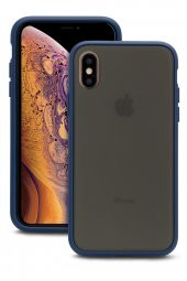 Spada iPhone XS Kılıf Lacivert - 1