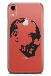 Apple iPhone XR Kılıf Atatürk Serisi Gülerken - 1