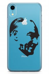 Apple iPhone XR Kılıf Atatürk Serisi Gülerken - 2