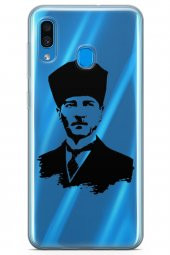 Samsung Galaxy A20 Kılıf Atatürk Serisi Ata - 1
