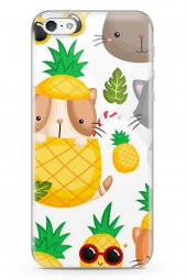 Apple iPhone 5 Kılıf Pineapple Serisi Addison - 1