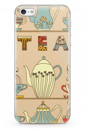 Apple iPhone 5 Kılıf Tea Time Serisi Hayden - 1