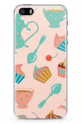 Apple iPhone 5s Kılıf Tea Time Serisi Angela - 4