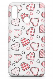 Huawei Y7 Prime 2019 Kılıf Love Serisi Pink - 4