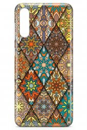 Samsung Galaxy A70s Kılıf Patchwork Serisi Alina - 5