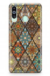 Samsung Galaxy M40 Kılıf Patchwork Serisi Alina - 1