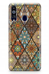 Samsung Galaxy M40 Kılıf Patchwork Serisi Alina - 2