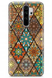 Xiaomi Redmi Note 8 Pro Kılıf Patchwork Serisi Alina - 1