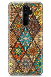 Xiaomi Redmi Note 8 Pro Kılıf Patchwork Serisi Alina - 2