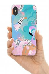 Apple iPhone XS Max Kılıf Jungle Serisi Natalia - 3