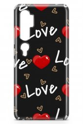 Xiaomi Mi Note 10 Pro Kılıf Love Serisi Black - 3