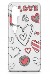 Xiaomi Mi Note 10 Kılıf Love Serisi Big - 3