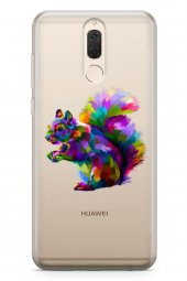 Huawei Nova 2i Kılıf Şeffaf Wild Life Serisi Lena - 1