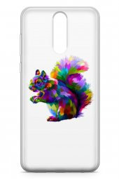Huawei Nova 2i Kılıf Şeffaf Wild Life Serisi Lena - 3