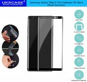 Samsung Galaxy Note 8 Tam Kaplayan Ekran Koruyucu 5D Nano Glass - 1