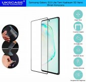 Samsung Galaxy S10 Lite Tam Kaplayan Ekran Koruyucu 5D Nano Glass - 1