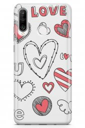 Huawei Nova 4e Kılıf Love Serisi Big - 1
