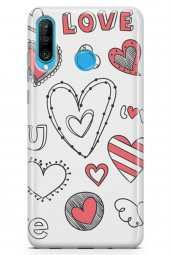 Huawei Nova 4e Kılıf Love Serisi Big - 2