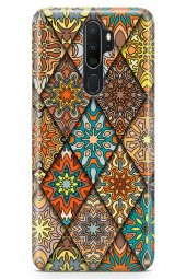 Oppo A5 2020 Kılıf Patchwork Serisi Alina - 2