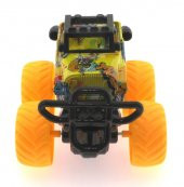 Die Cast Off Road  Dev Sarı Teker Araba - 4