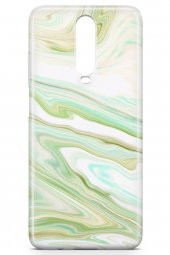 Xiaomi Redmi Poco X2 Kılıf Sweet Dreams Serisi Yeşil Beyaz - 3