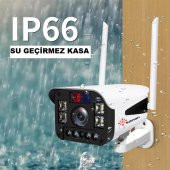 YOOSEE IP WİFİ KAMERA 1080P GÖRÜNTÜ+SES+SİREN IŞIK+LED IŞIK - 2
