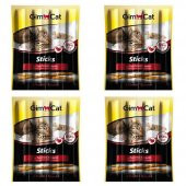 Gimcat Sticks Hindili Tavşanlı Kedi Çubuk Ödülü 4lü x 4 Adet - 1