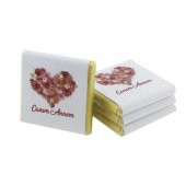 Çiçekli Ahşap Kutuda Canım Annem 12 Adet Çikolata - 6