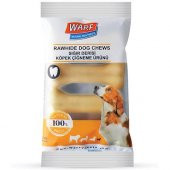 Warf Sığır Derisi Köpek Ödül Kemiği Naturel 100 Gr (4lü Paket) - 1