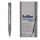 ARTLINE CIZIM KALEMI 03mm MAVI 12 LI KUTU (233) - 2