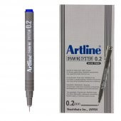 ARTLINE CIZIM KALEMI 02mm MAVI 12LI KUTU (232) - 2