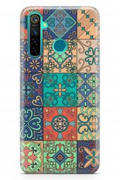 Realme 5 Pro Kılıf Patchwork Serisi Alaina - 1