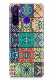 Realme 5 Pro Kılıf Patchwork Serisi Alaina - 2